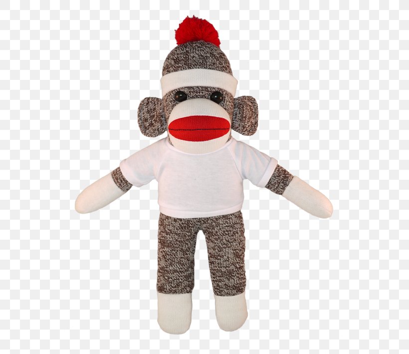 Stuffed Animals & Cuddly Toys T-shirt Plush Bear Sock Monkey, PNG, 603x709px, Watercolor, Cartoon, Flower, Frame, Heart Download Free
