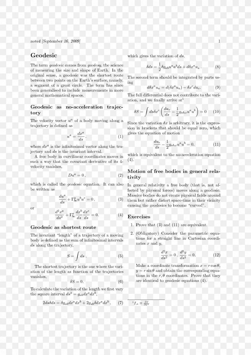 Curvilinear Coordinates Document Introduction To General Relativity Theory Of Relativity Spherical Coordinate System, PNG, 950x1345px, Curvilinear Coordinates, Area, Coordinate System, Cylindrical Coordinate System, Document Download Free