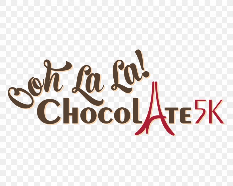 Logo Ooh La La Chocolate 1/2 Marathon & 5K Run/Walk Brand Product Font, PNG, 1564x1251px, 5k Run, Logo, Brand, Calligraphy, Chocolate Download Free