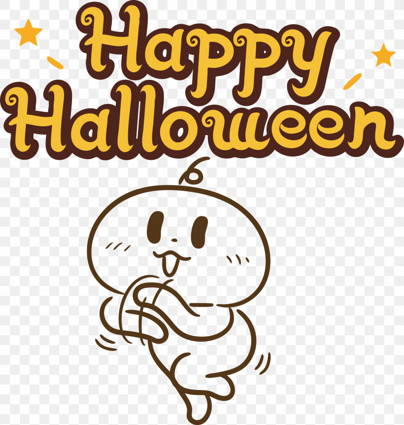 Happy Halloween, PNG, 2851x3000px, Happy Halloween, Behavior, Cartoon, Emoticon, Happiness Download Free