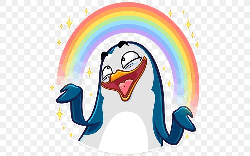 Penguin Telegram Sticker Messaging Apps Clip Art, PNG, 512x512px, Penguin, Art, Beak, Bird, Cartoon Download Free