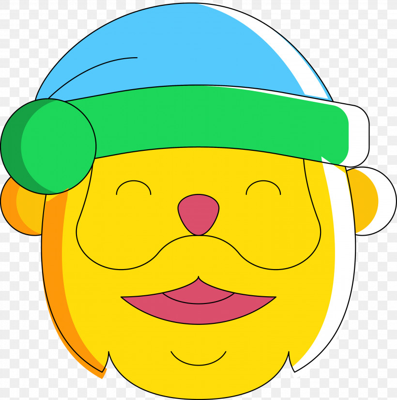Santa, PNG, 2981x3000px, Santa, Cartoon, Cheek, Emoticon, Face Download Free