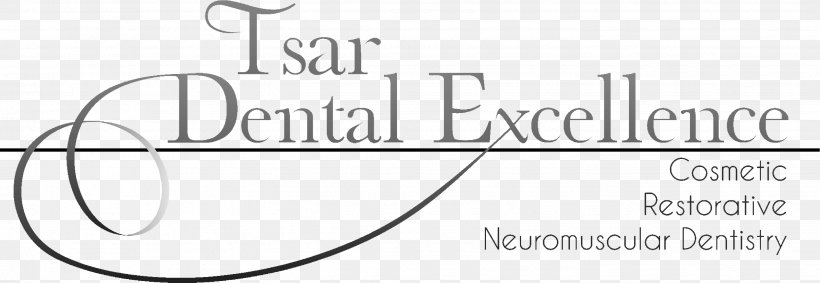 Tsar Dental Excellence Dentistry Best Buyers Inc Paper, PNG, 2902x1002px, Dentist, Area, Black And White, Brand, Calligraphy Download Free