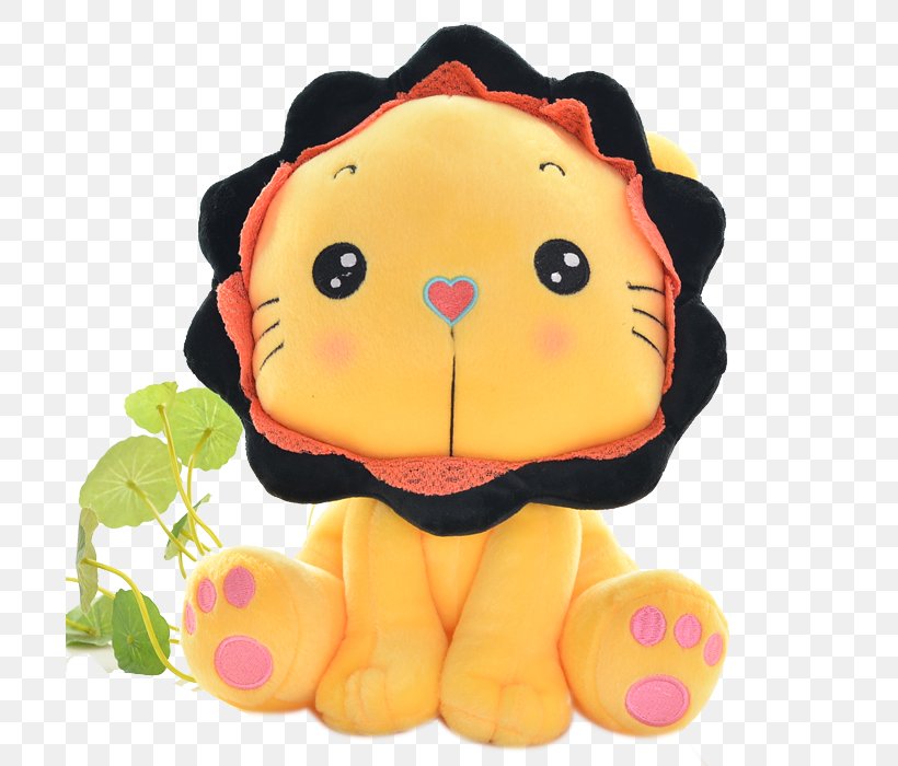 Lion Stuffed Toy Cartoon Doll Plush, PNG, 700x700px, Lion, Baby Toys, Cartoon, Child, Cuteness Download Free