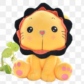 Little Lion Doll Plush Toys - Lion Stuffed Toy Cartoon Doll Plush PNG