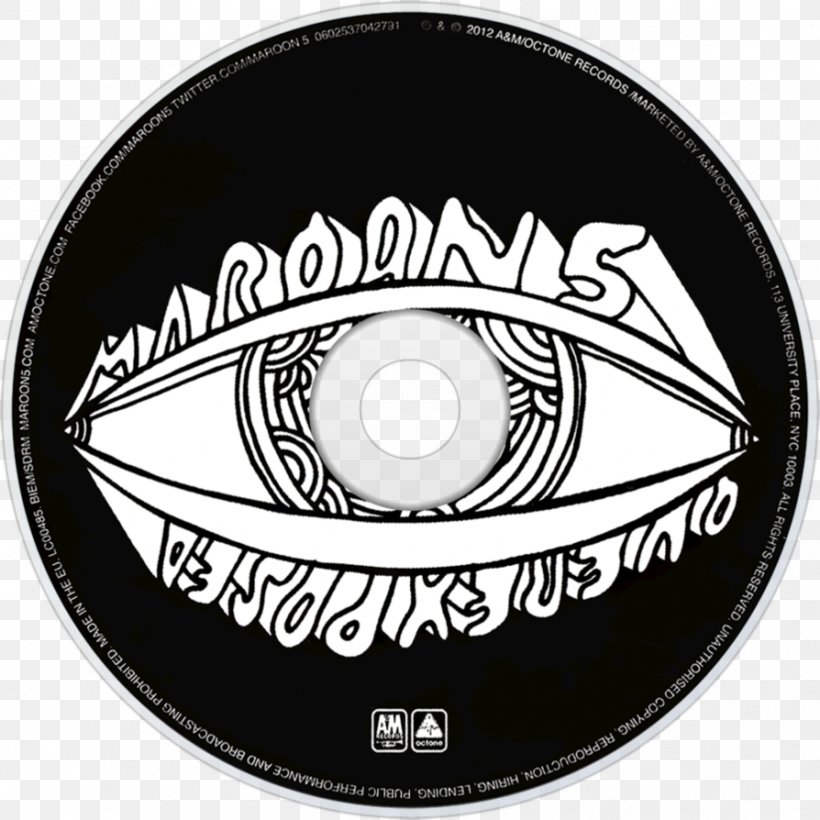 Overexposed Compact Disc Maroon 5 1.22.03.Acoustic Payphone, PNG, 894x894px, Watercolor, Cartoon, Flower, Frame, Heart Download Free