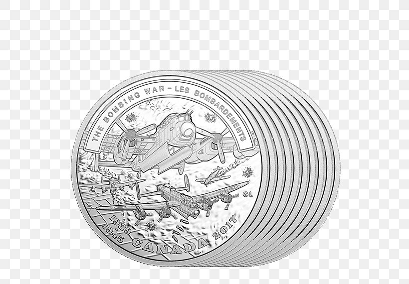 Second World War First World War Canada Silver, PNG, 570x570px, Second World War, Black And White, Canada, Coin, Currency Download Free