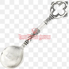 Spoon - Spoon Silver Body Jewellery PNG