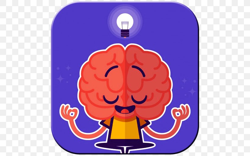 Meditation Brain The Moron Test Muscle Memory, PNG, 512x512px, Watercolor, Cartoon, Flower, Frame, Heart Download Free