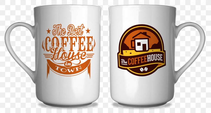 Mug Coffee Cup Graphic Design, PNG, 1800x967px, Mug, Brand, Ceramic, Coffee, Coffee Cup Download Free