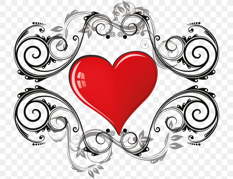 Clip Art Vector Graphics Euclidean Vector Image, PNG, 724x629px, Red, Black, Body Jewelry, Heart, Line Art Download Free