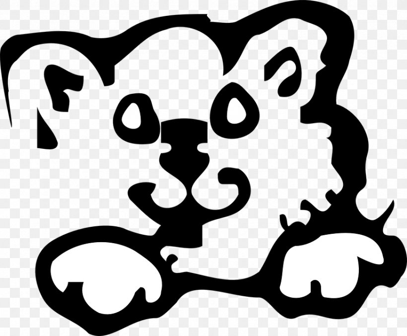 Cat Kitten Drawing Clip Art, PNG, 871x720px, Cat, Area, Artwork, Black, Black And White Download Free