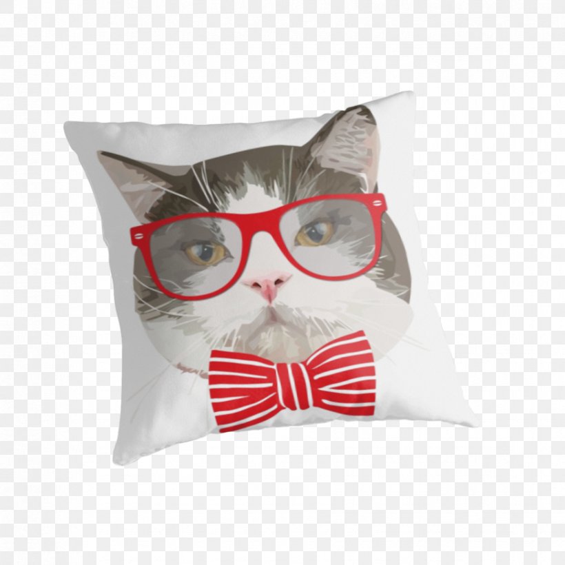 Cat Long-sleeved T-shirt Pet Glasses, PNG, 875x875px, Cat, Child, Cushion, Eyewear, Glasses Download Free