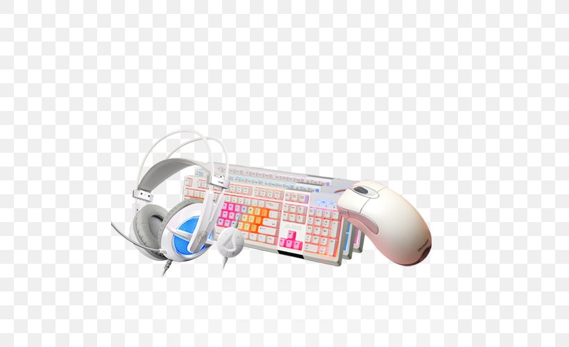 Computer Mouse Computer Keyboard Microphone Headphones Desktop Computer, PNG, 500x500px, Computer Mouse, Computer, Computer Hardware, Computer Keyboard, Computer Speakers Download Free