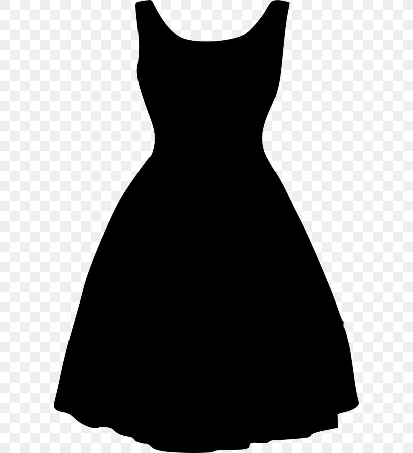 Little Black Dress Clothing Clip Art, PNG, 605x900px, Dress, Black, Black And White, Bridesmaid Dress, Clothing Download Free