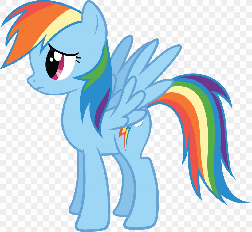 Rainbow Dash Pinkie Pie Pony Applejack Rarity, PNG, 7522x6936px, Rainbow Dash, Animal Figure, Applejack, Cartoon, Cutie Mark Crusaders Download Free