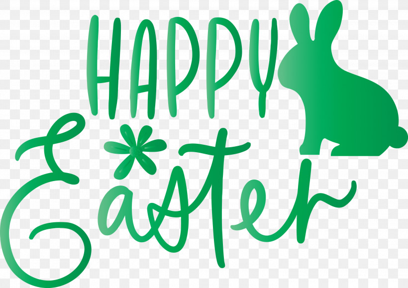 Easter Day Easter Sunday Happy Easter, PNG, 3000x2121px, Easter Day, Easter Sunday, Green, Happy Easter, Logo Download Free