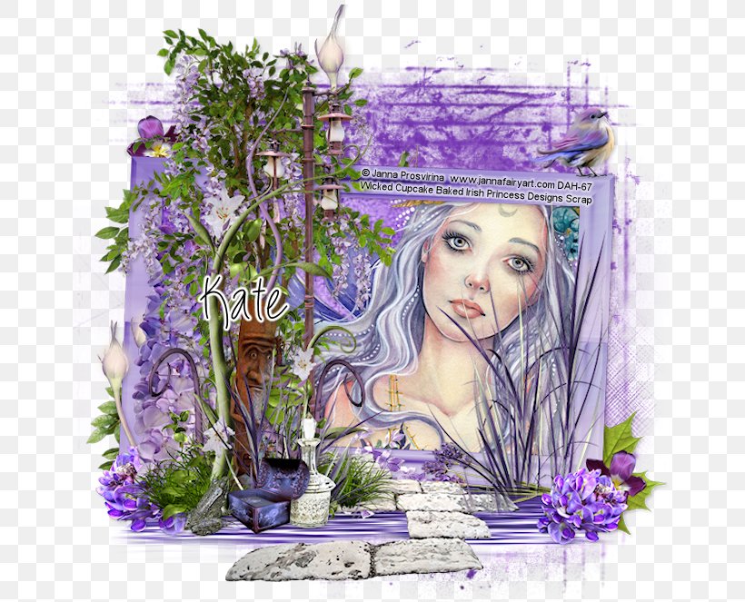 Floral Design Violet Fairy Flowering Plant, PNG, 661x663px, Floral Design, Art, Fairy, Fictional Character, Flora Download Free