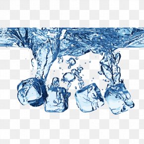 Water And Ice Cubes - Towel Ice Cube Ice Pack Cold PNG
