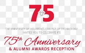 75 Anniversary - University Of Houston College Of Technology Education Withlacoochee Technical College PNG