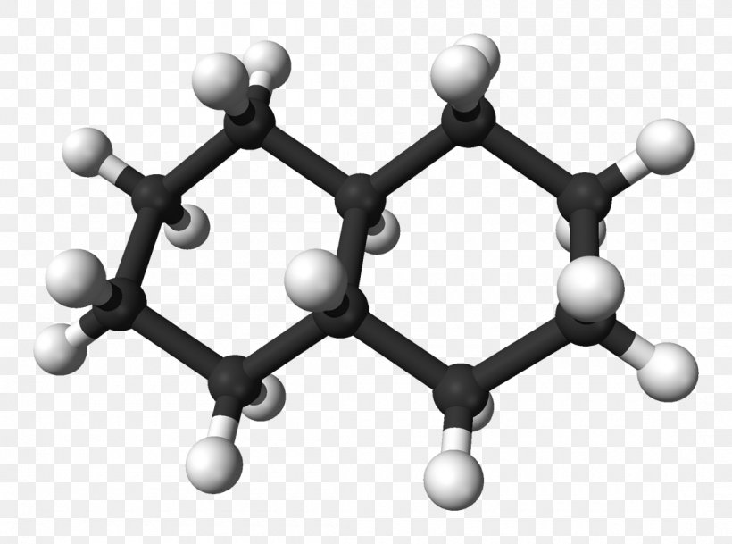 Decalin Cis–trans Isomerism Bicyclic Molecule Cyclohexane, PNG, 1100x818px, Decalin, Alkane, Ball, Bicyclic Molecule, Black And White Download Free