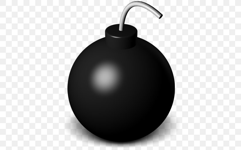 Bomb ICO Icon, PNG, 512x512px, Bomb, Apple Icon Image Format, Black And White, Detonator, Explosive Material Download Free
