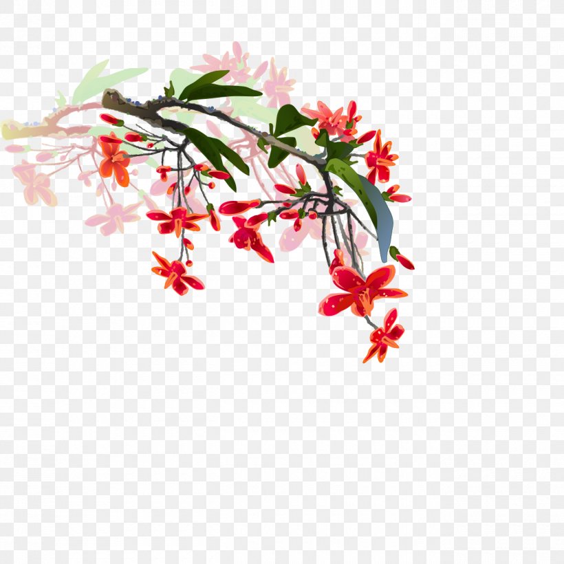 Chinese New Year Party Flower, PNG, 1300x1300px, Chinese New Year, Branch, Chinese Calendar, Christmas Ornament, Flora Download Free