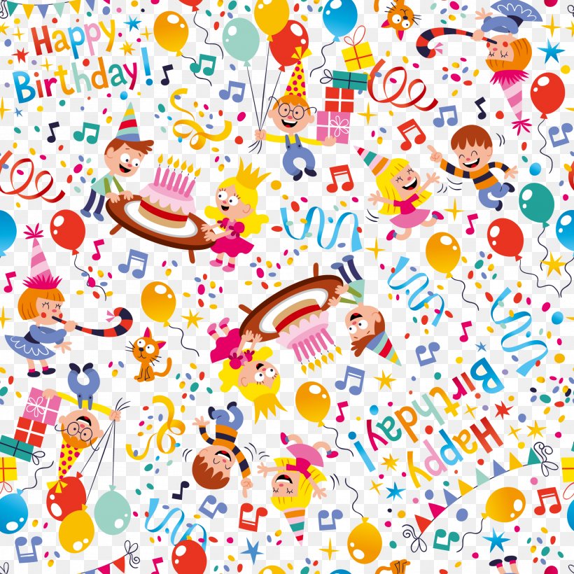 Happy Birthday To You Pattern, PNG, 2126x2126px, Birthday, Child, Childrens Party, Gift, Greeting Card Download Free
