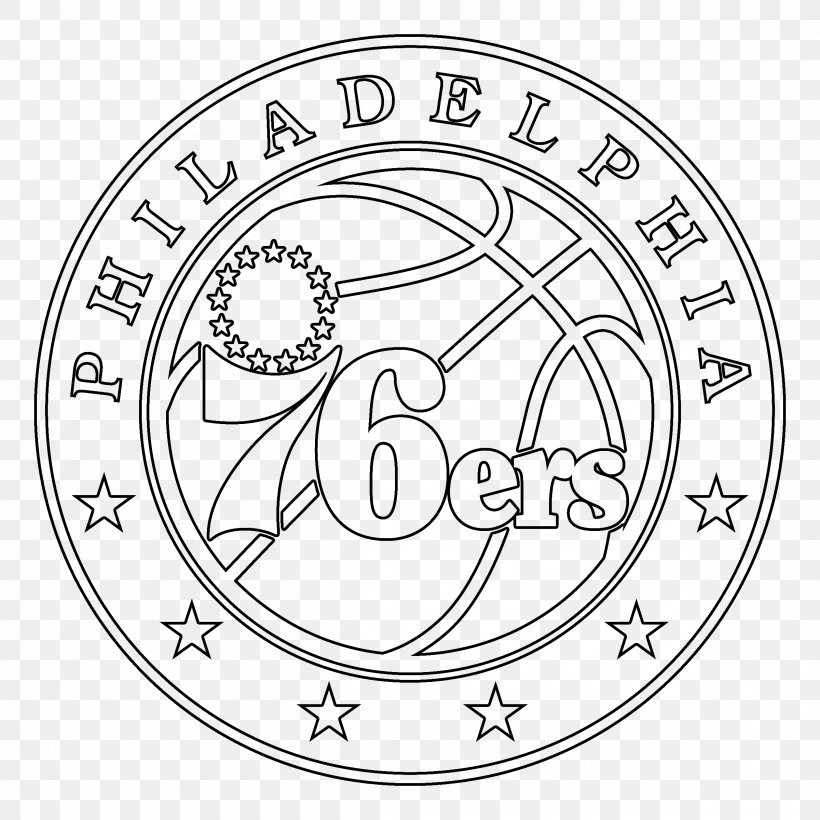 Philadelphia 76ers NBA Chicago Bulls Los Angeles Lakers Brooklyn Nets, PNG, 2400x2400px, Philadelphia 76ers, Area, Atlantic Division, Basketball, Black And White Download Free