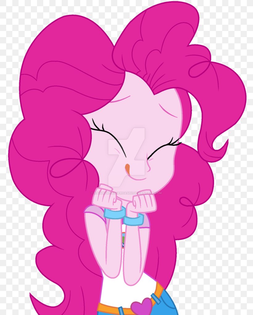 Pinkie Pie My Little Pony: Equestria Girls Visual Arts Horse, PNG, 784x1018px, Watercolor, Cartoon, Flower, Frame, Heart Download Free