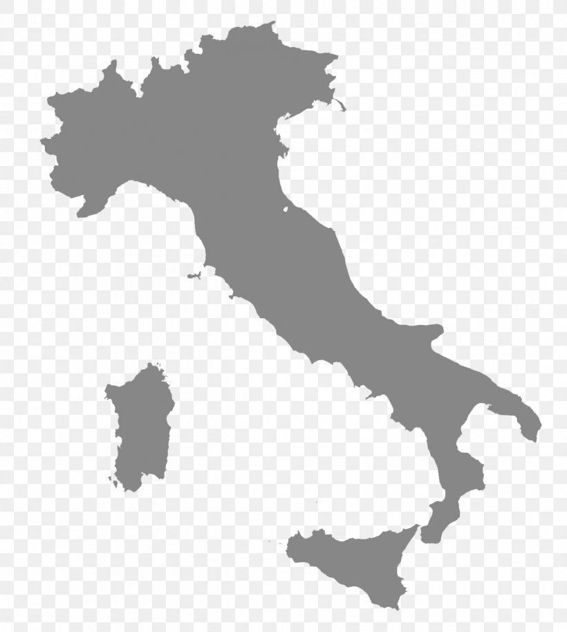 Regions Of Italy Italy Map. Clip Art Vector Graphics, PNG, 1264x1410px, Regions Of Italy, Black, Black And White, Blank Map, Cartography Download Free