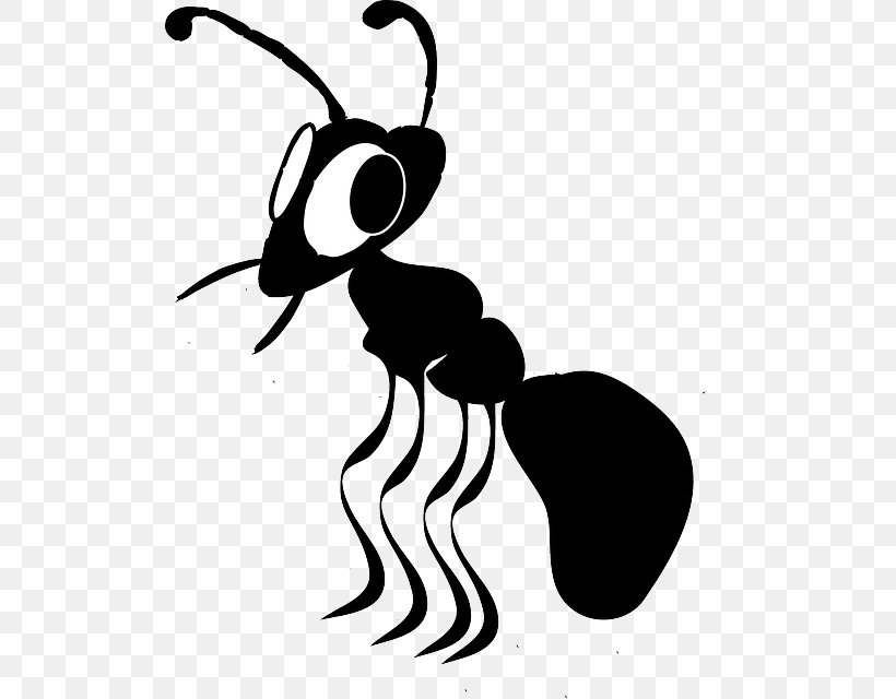 Ant Clip Art, PNG, 518x640px, Ant, Art, Artwork, Black, Black And White Download Free