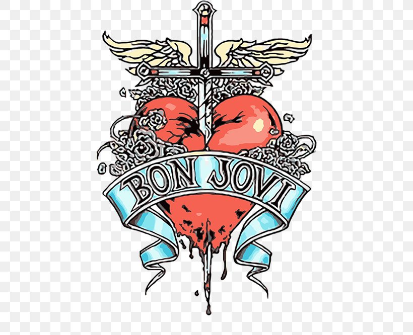 Bon Jovi Logos Sayreville, PNG, 500x666px, Watercolor, Cartoon, Flower, Frame, Heart Download Free