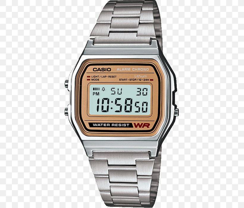 Casio Classic A158WA-1 Analog Watch Jewellery, PNG, 700x700px, Casio, Analog Watch, Brand, Chronograph, Digital Clock Download Free