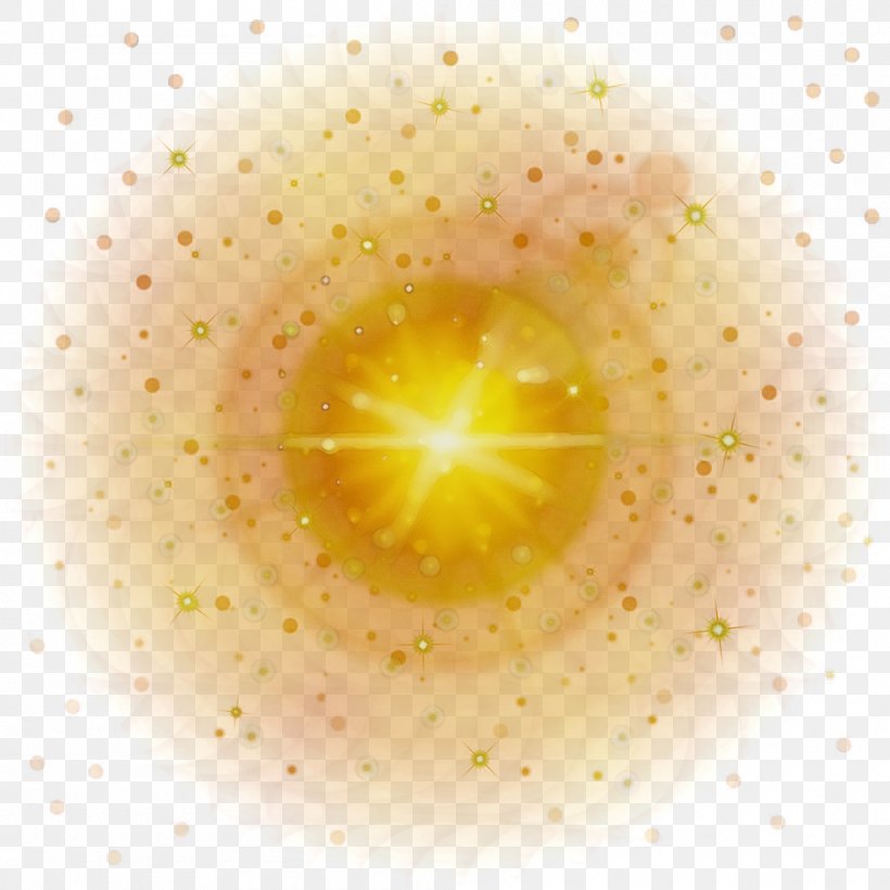 Yellow Circle, PNG, 1000x1000px, Watercolor, Paint, Wet Ink, Yellow Download Free