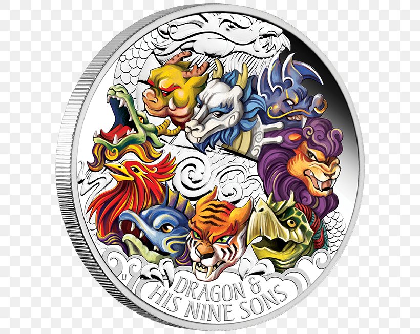 Perth Mint Proof Coinage Silver Coin, PNG, 624x652px, Perth Mint, Art, Australia, Bullion, Chinese Dragon Download Free