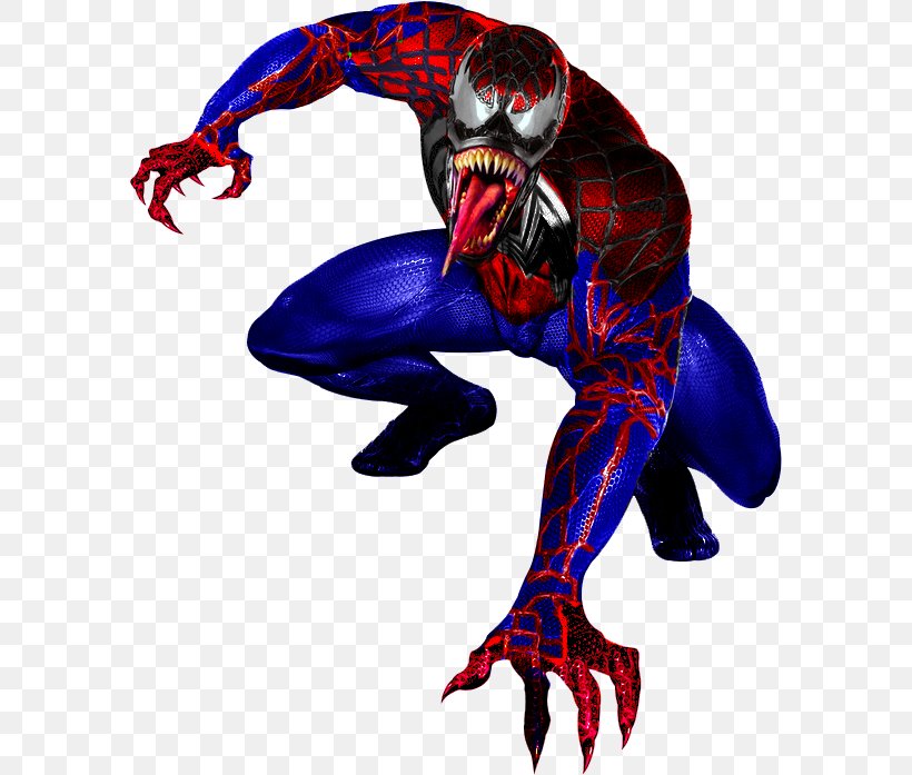 Spider-Man Venom Maximum Carnage Marvel Cinematic Universe, PNG, 586x697px, Spiderman, Amazing Spiderman, Art, Ben Reilly, Carnage Download Free