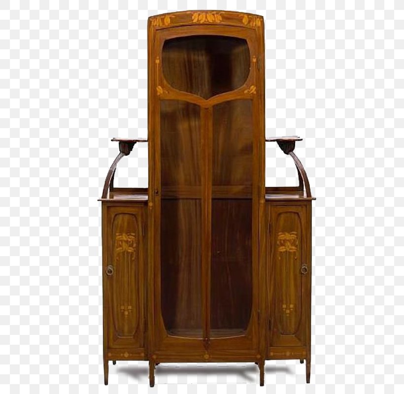 Art Nouveau Display Case Furniture Marquetry Art Deco, PNG, 500x800px, Art Nouveau, Antique, Art, Art Deco, Bookcase Download Free