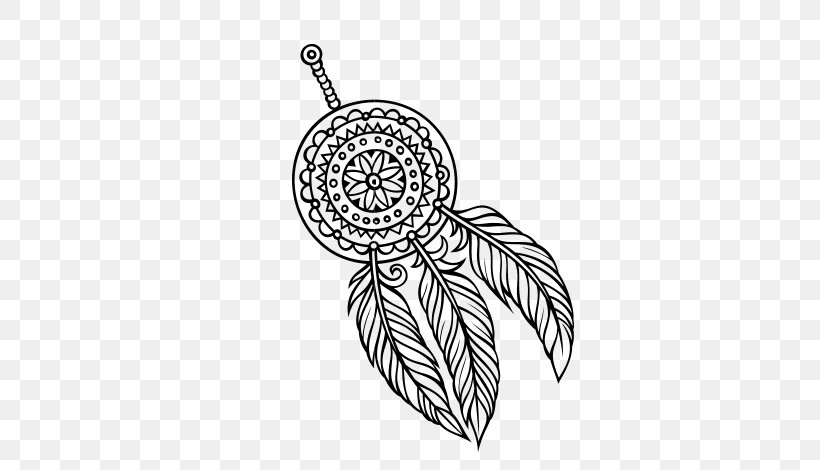 Dreamcatcher Coloring Book Drawing Indigenous Peoples Of The Americas Mandala, PNG, 600x470px, Dreamcatcher, Adult, Artwork, Black And White, Body Jewelry Download Free