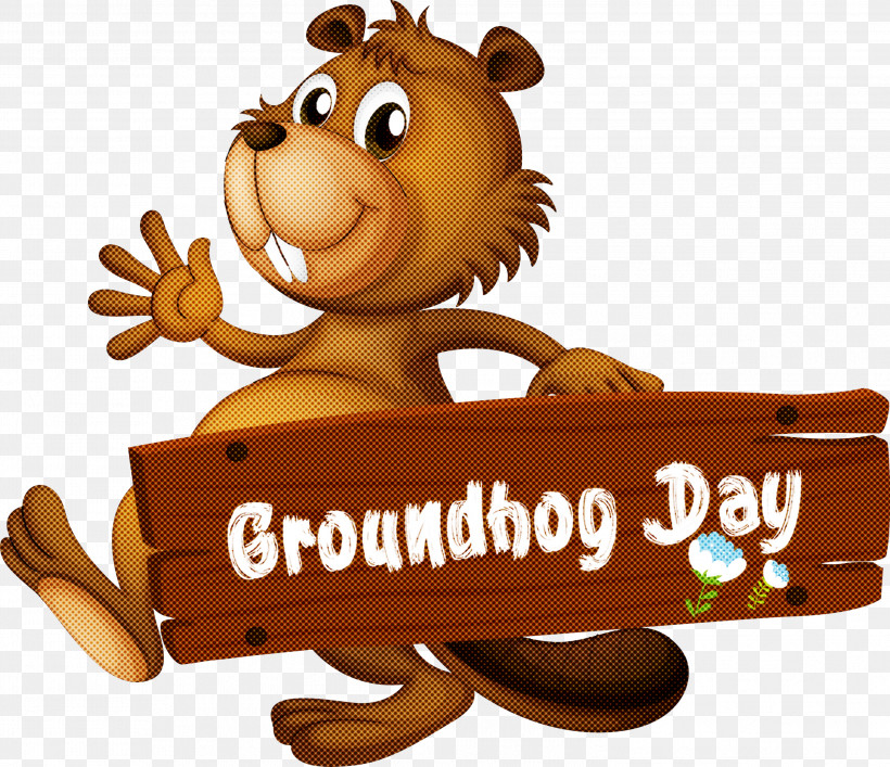Groundhog Groundhog Day Happy Groundhog Day, PNG, 2999x2588px, Groundhog, Animal Figure, Animation, Beaver, Cartoon Download Free