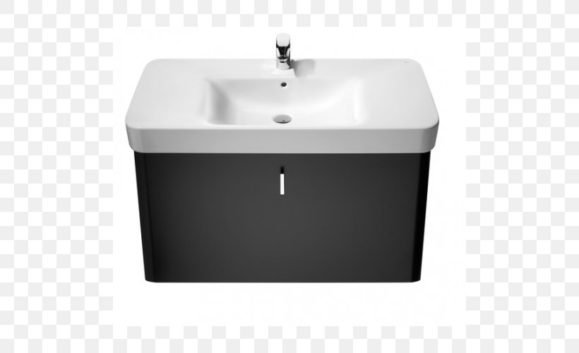 Roca Sink Bathroom Furniture Drawer, PNG, 500x500px, Roca, Bathroom, Bathroom Sink, Black, Centimeter Download Free