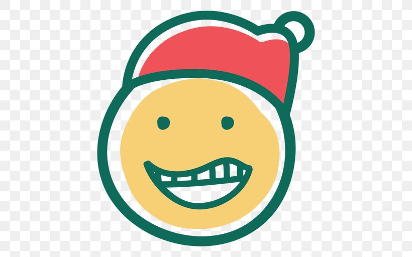 Smiley Emoticon Santa Claus Laughter, PNG, 512x512px, Smiley, Area, Christmas, Emoji, Emoticon Download Free