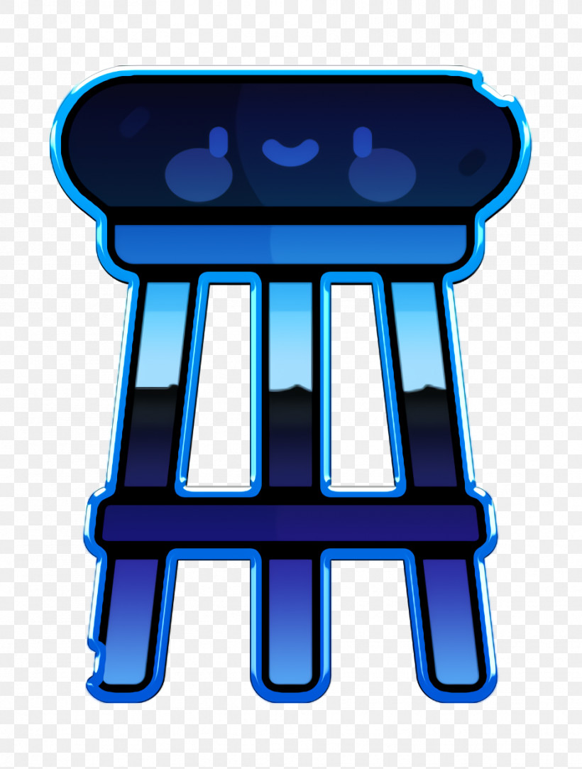 Stool Icon Furniture And Household Icon Night Party Icon, PNG, 934x1234px, Stool Icon, Blue, Chair, Cobalt Blue, Electric Blue Download Free