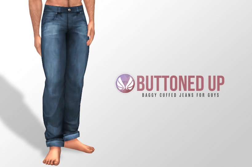 The Sims 4 Wide-leg Jeans Slim-fit Pants, PNG, 1280x853px, Sims 4, Blue, Clothing, Clothing Accessories, Cuff Download Free