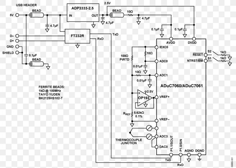Thermocouple Electronic Circuit Wiring Diagram Circuit Diagram Schematic, PNG, 1024x730px, Thermocouple, Area, Black And White, Circuit Design, Circuit Diagram Download Free