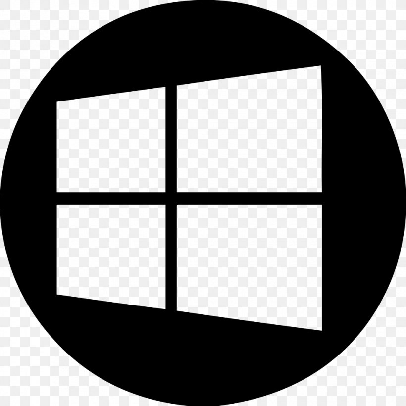 Microsoft, PNG, 980x980px, Computer Software, Apple, Area, Black, Black And White Download Free