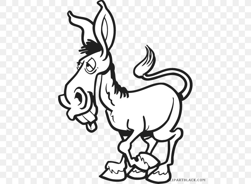 Donkey Drawing Clip Art Cartoon Vector Graphics, PNG, 540x600px, Donkey,  Art, Artwork, Black And White, Can