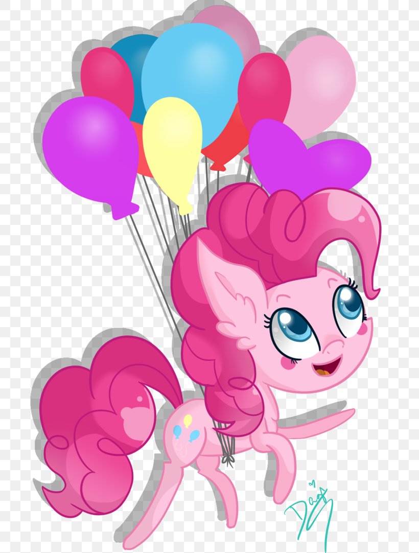 Pinkie Pie Smile DeviantArt Balloon, PNG, 739x1082px, Watercolor, Cartoon, Flower, Frame, Heart Download Free