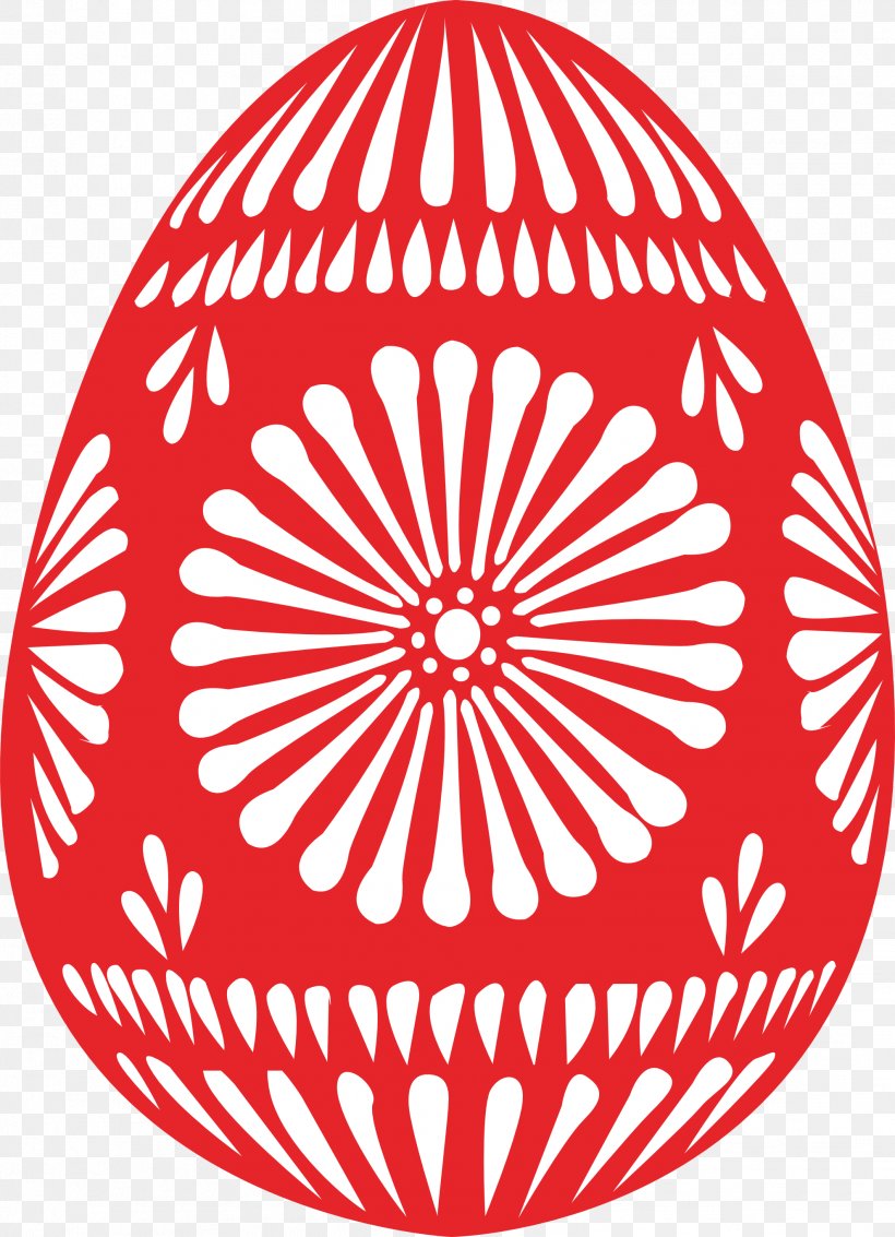 Red Easter Egg Clip Art, PNG, 1979x2736px, Red Easter Egg, Area, Black And White, Color, Easter Download Free