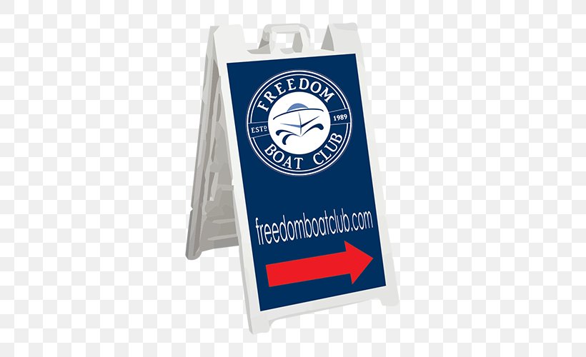 Signage Freedom Boat Club Product Graphics Cobalt Blue, PNG, 500x500px, Signage, Cobalt, Cobalt Blue, Copyright, Freedom Boat Club Download Free
